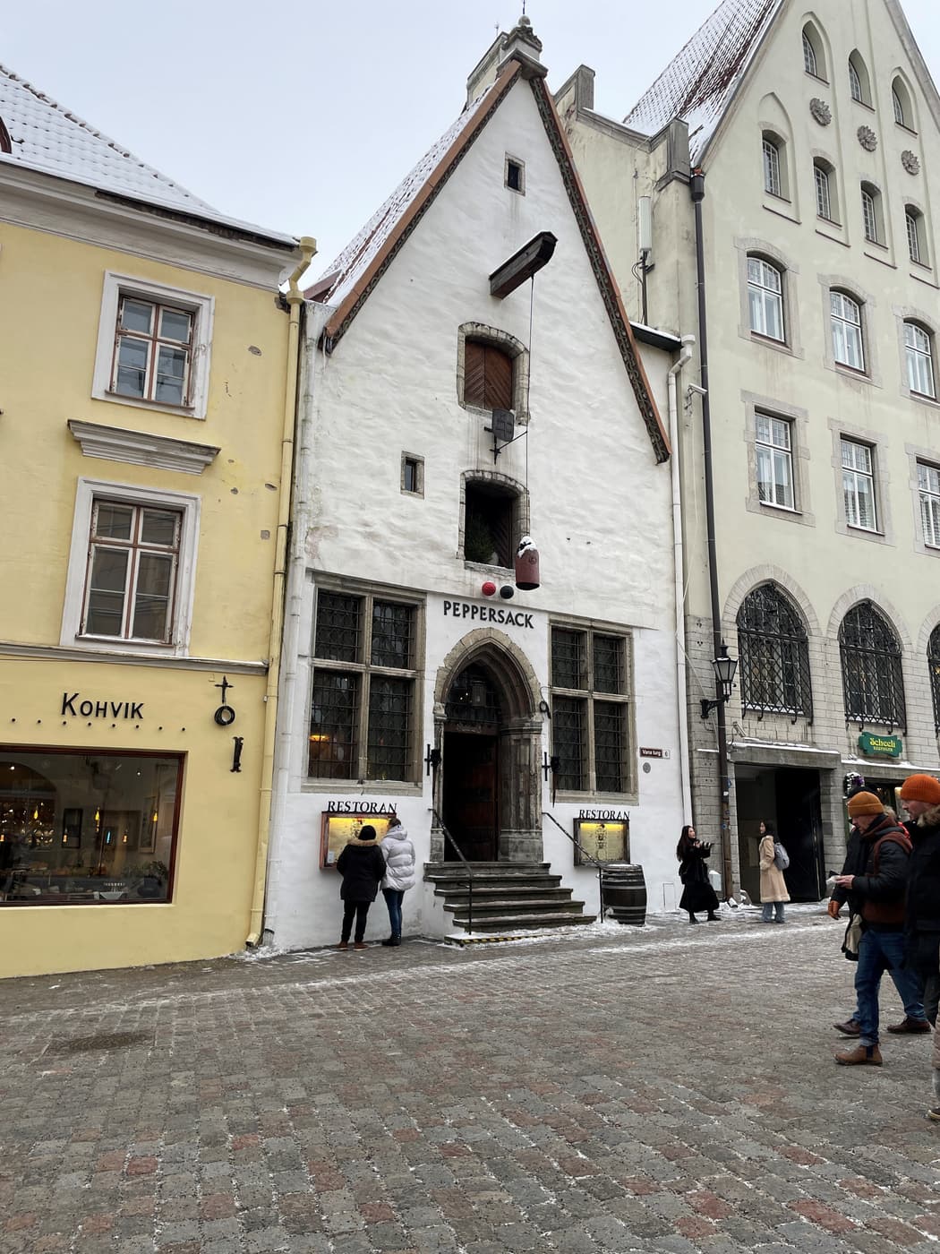 Il Peppersack, un ristorante in una casa mercantile medievale della Città Vecchia di Tallinn
